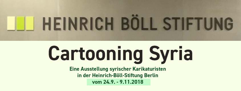 Ausstellungseröffnung/Vernissage „Cartooning Syria“