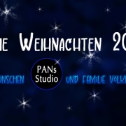 Frohe Weihnachten 2023 wünschen PANs Studio - Aygün und Peter Völker