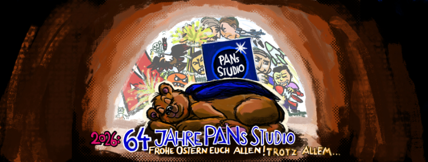 PANs Studio wird 64 - und wünscht Frohe Ostern!